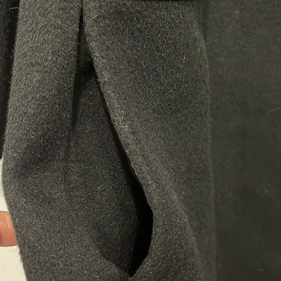 Vintage 1960s Cain-Sloan Nashville‎ Wool Coat Fur Collar Women’s Sz Lg - Picture 3 of 10